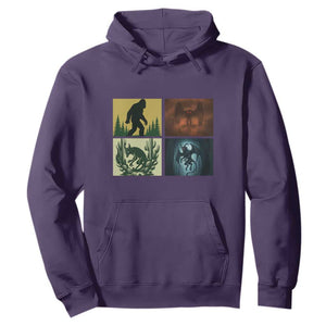Mothman Bigfoot Chupacabra Jersey Devil Hoodie Cryptid Legends Gift TS12 Purple Print Your Wear