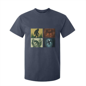 Mothman Bigfoot Chupacabra Jersey Devil T Shirt For Kid Cryptid Legends Gift TS12 Navy Print Your Wear