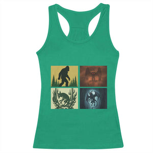 Mothman Bigfoot Chupacabra Jersey Devil Racerback Tank Top Cryptid Legends Gift TS12 Irish Green Print Your Wear