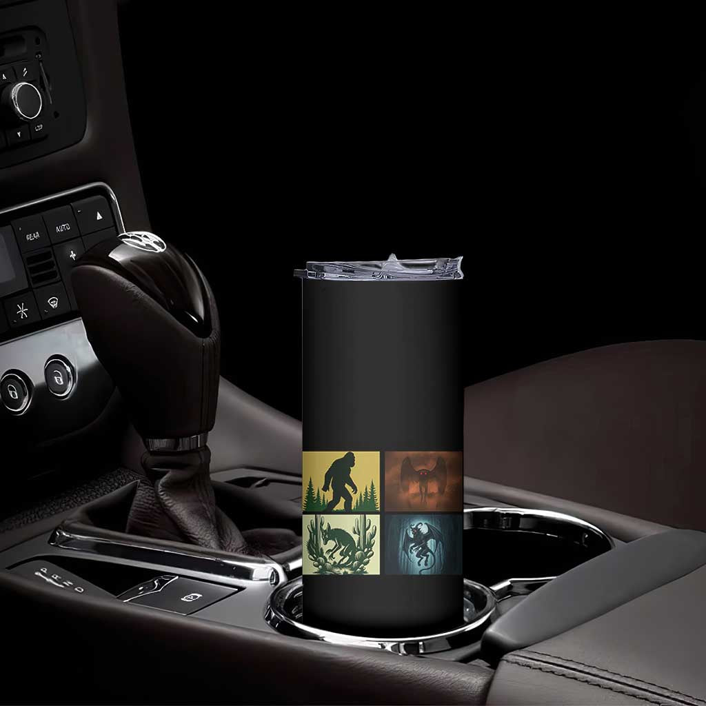 Mothman Bigfoot Chupacabra Jersey Devil Skinny Tumbler Cryptid Legends Gift TS12 Print Your Wear