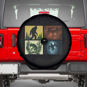 Mothman Bigfoot Chupacabra Jersey Devil Spare Tire Cover Cryptid Legends Gift TS12 Black Print Your Wear