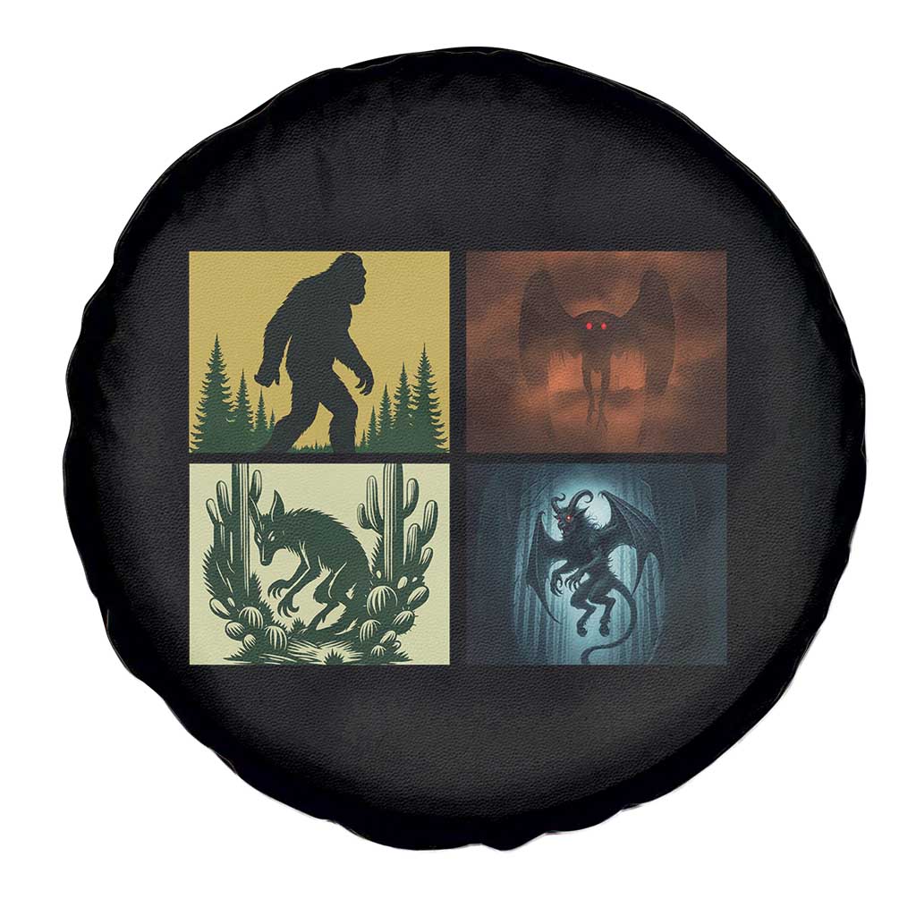 Mothman Bigfoot Chupacabra Jersey Devil Spare Tire Cover Cryptid Legends Gift TS12 Print Your Wear