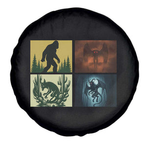 Mothman Bigfoot Chupacabra Jersey Devil Spare Tire Cover Cryptid Legends Gift TS12 Print Your Wear