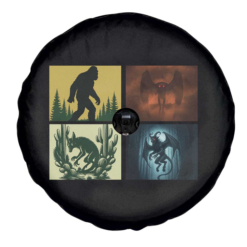 Mothman Bigfoot Chupacabra Jersey Devil Spare Tire Cover Cryptid Legends Gift TS12 Print Your Wear