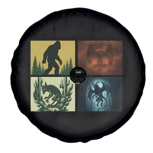 Mothman Bigfoot Chupacabra Jersey Devil Spare Tire Cover Cryptid Legends Gift TS12 Print Your Wear