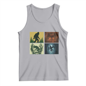 Mothman Bigfoot Chupacabra Jersey Devil Tank Top Cryptid Legends Gift TS12 Athletic Heather Print Your Wear