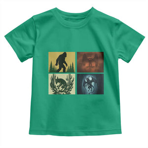 Mothman Bigfoot Chupacabra Jersey Devil Toddler T Shirt Cryptid Legends Gift TS12 Irish Green Print Your Wear