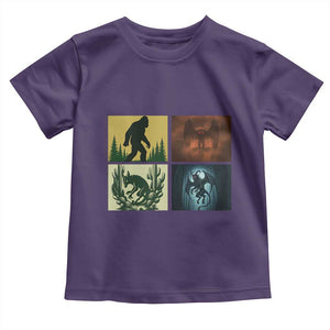 Mothman Bigfoot Chupacabra Jersey Devil Toddler T Shirt Cryptid Legends Gift TS12 Purple Print Your Wear