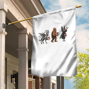 Christmas Cryptid Gift Garden Flag Bigfoot Jersey Devil Mothman Santa TS12 Print Your Wear