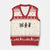 Xmas Cryptid Gift V-Neck Knit Sweater Vest Bigfoot Jersey Devil Mothman Santa TS12 Beige Red Print Your Wear