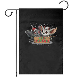 Mothman And Jersey Devil Garden Flag Merry Cryptmas Funny Holiday Gift TS12 Black Print Your Wear