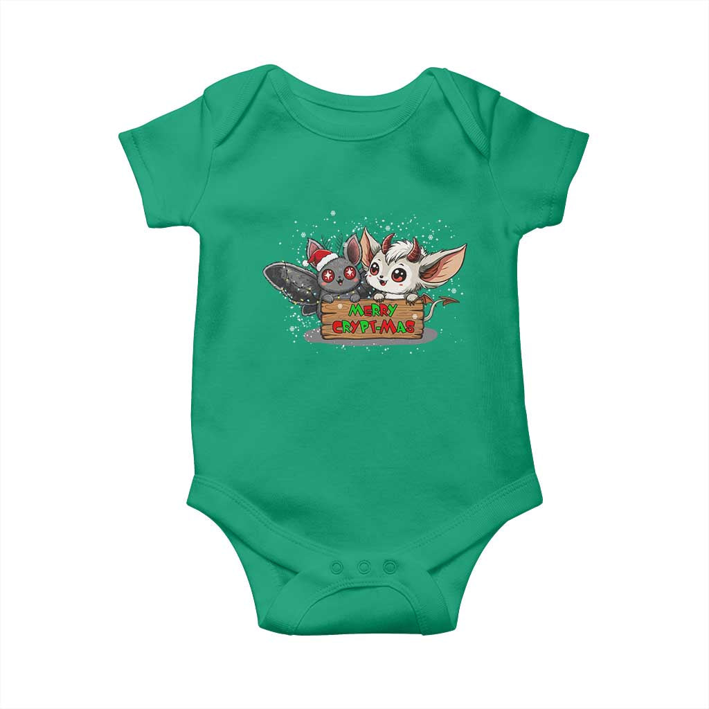 Mothman And Jersey Devil Baby Onesie Merry Cryptmas Funny Holiday Gift TS12 Irish Green Print Your Wear