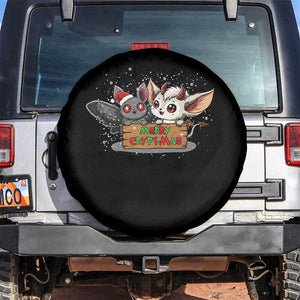Mothman And Jersey Devil Spare Tire Cover Merry Cryptmas Funny Holiday Gift TS12 No hole Black Print Your Wear