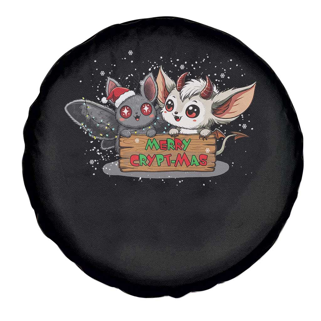 Mothman And Jersey Devil Spare Tire Cover Merry Cryptmas Funny Holiday Gift TS12 Print Your Wear