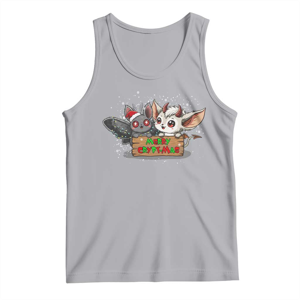 Mothman And Jersey Devil Tank Top Merry Cryptmas Funny Holiday Gift TS12 Athletic Heather Print Your Wear