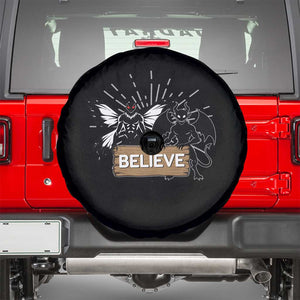 Mothman Jersey Devil Spare Tire Cover Believe Cryptid Folklore Gift TS12 Black Print Your Wear