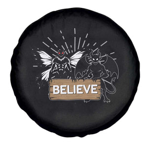 Mothman Jersey Devil Spare Tire Cover Believe Cryptid Folklore Gift TS12 Print Your Wear