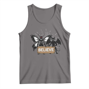 Mothman Jersey Devil Tank Top Believe Cryptid Folklore Gift TS12 Deep Heather Print Your Wear