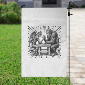 Bigfoot Jersey Devil Garden Flag Arm Wrestling Funny Cryptid Gift TS12 Print Your Wear