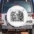 Bigfoot Jersey Devil Spare Tire Cover Arm Wrestling Funny Cryptid Gift TS12 No hole White Print Your Wear