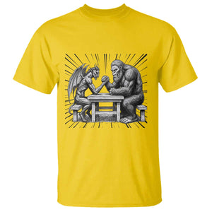 Bigfoot Jersey Devil T Shirt Arm Wrestling Funny Cryptid Gift TS12 Daisy Print Your Wear