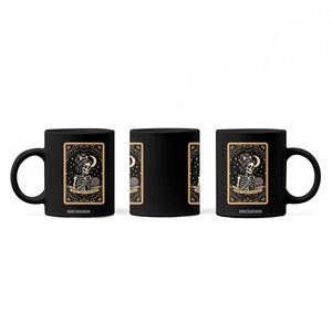 The Crocheter Skeleton Coffee Mug Crochet Lover Gift Tarot Card Graphic TS12 Print Your Wear
