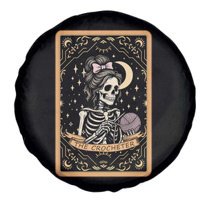 The Crocheter Skeleton Spare Tire Cover Crochet Lover Gift Tarot Card Graphic TS12 Print Your Wear