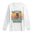 Funny Black Cat Long Sleeve Shirt Knitting Because Murder Is Wrong Gift TS12 White Print Your Wear