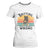 Funny Black Cat T Shirt For Women Knitting Because Murder Is Wrong Gift TS12 White Print Your Wear