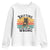 Funny Black Cat Youth Sweatshirt Knitting Because Murder Is Wrong Gift TS12 White Print Your Wear