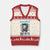 Crochet Makes Me Feel Less Murdery V-Neck Knit Sweater Vest Grim Reaper Cat Gift TS12 Beige Red Print Your Wear