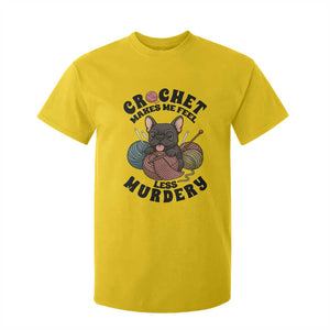 French Bulldog T Shirt For Kid Crochet Makes Me Feel Less Murdery TS12 Daisy Print Your Wear