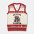 Do Not Talk To Me I Am Counting V-Neck Knit Sweater Vest Funny Crochet Raccoon TS12 Beige Red Print Your Wear