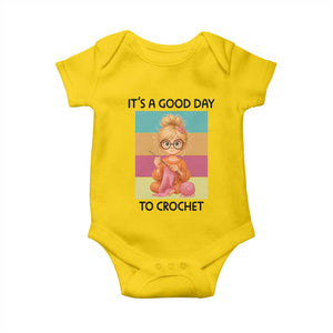 Its A Good Day To Crochet Baby Onesie Crochet Mom Gift TS12 Daisy Print Your Wear