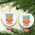 Its A Good Day To Crochet Ceramic Ornament Crochet Mom Gift TS12 1pc White Marble Print Your Wear