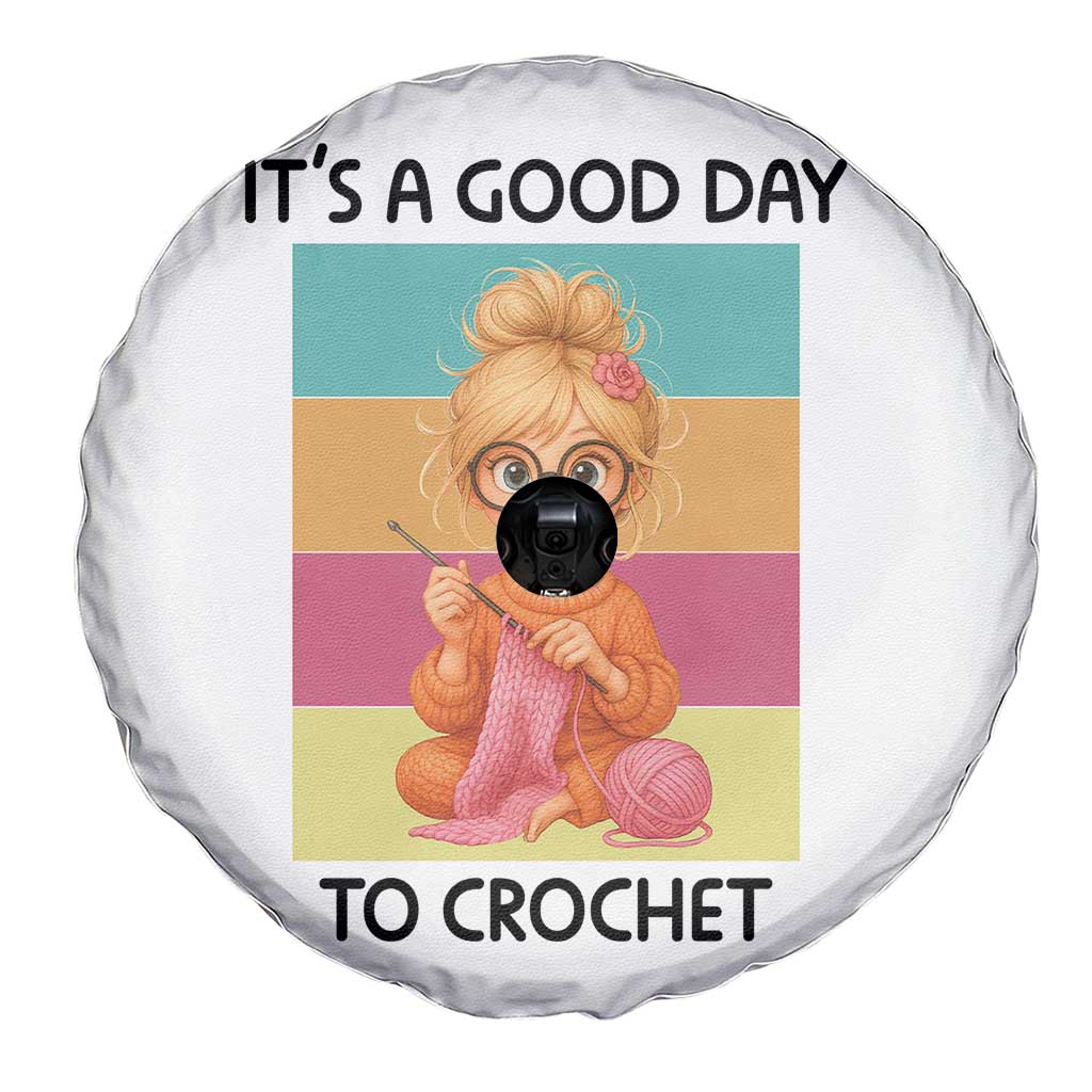 Its A Good Day To Crochet Spare Tire Cover Crochet Mom Gift TS12 Print Your Wear