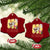 Its A Good Day To Crochet Ceramic Ornament Cute Cat Chasing Yarn TS12 Print Your Wear