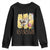 Its A Good Day To Crochet Youth Sweatshirt Cute Cat Chasing Yarn TS12 Black Print Your Wear