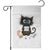 Funny Cat Crochet Lover Garden Flag Its Fine I am Fine Everything Is Fine TS12 White Print Your Wear