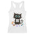 Funny Cat Crochet Lover Racerback Tank Top Its Fine I am Fine Everything Is Fine TS12 White Print Your Wear