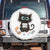 Funny Cat Crochet Lover Spare Tire Cover Its Fine I am Fine Everything Is Fine TS12 No hole White Print Your Wear