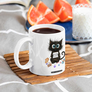 Funny Cat Crochet Lover Coffee Mug Its Fine I am Fine Everything Is Fine TS12 Print Your Wear