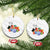Im OK Ceramic Ornament Cat Tangled In Yarn Funny Crochet Gift TS12 1pc White Marble Print Your Wear