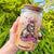 Funny Bigfoot Knitting Glass Can Knitter In The Wild TS12 White Print Your Wear