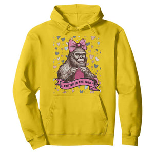 Funny Bigfoot Knitting Hoodie Knitter In The Wild TS12 Daisy Print Your Wear