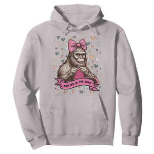 Funny Bigfoot Knitting Hoodie Knitter In The Wild TS12 Ice Gray Print Your Wear