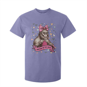 Funny Bigfoot Knitting T Shirt For Kid Knitter In The Wild TS12 Violet Print Your Wear