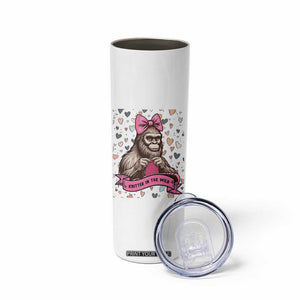 Funny Bigfoot Knitting Skinny Tumbler Knitter In The Wild TS12 Print Your Wear