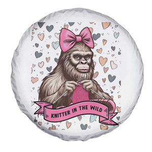 Funny Bigfoot Knitting Spare Tire Cover Knitter In The Wild TS12 Print Your Wear