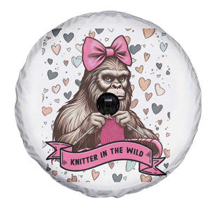 Funny Bigfoot Knitting Spare Tire Cover Knitter In The Wild TS12 Print Your Wear